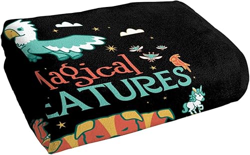 Miniatura 3 de LOGOVISION Harry Potter Magical Creatures - Toalla de playa con licencia oficial de 30 x 60 pulgadas