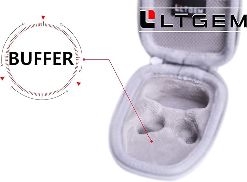 Miniatura 6 de LTGEM - Funda compatible con auriculares Powerbeats MWNV2LLA Powerbeats3 MRQ92 de alto rendimiento, color gris