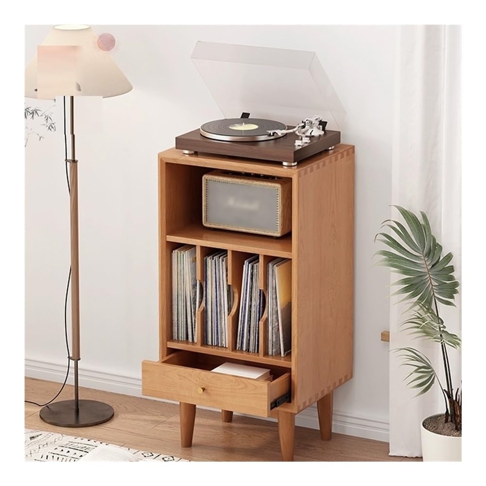 Stojak na płyty CD Szafka na płyty z litego drewna, mały regał do przechowywania albumów, półka, odtwarzacz płyt CD