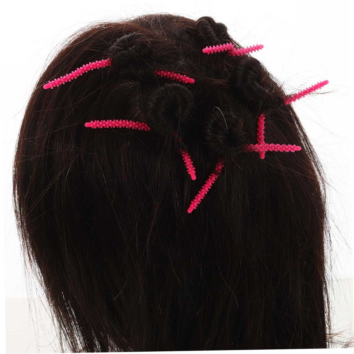 40 Piezas Varillas para Permanente de Silicona Flexibles Rizadores para Cabello y Color Rosa Herramientas para Peinados Mujeres