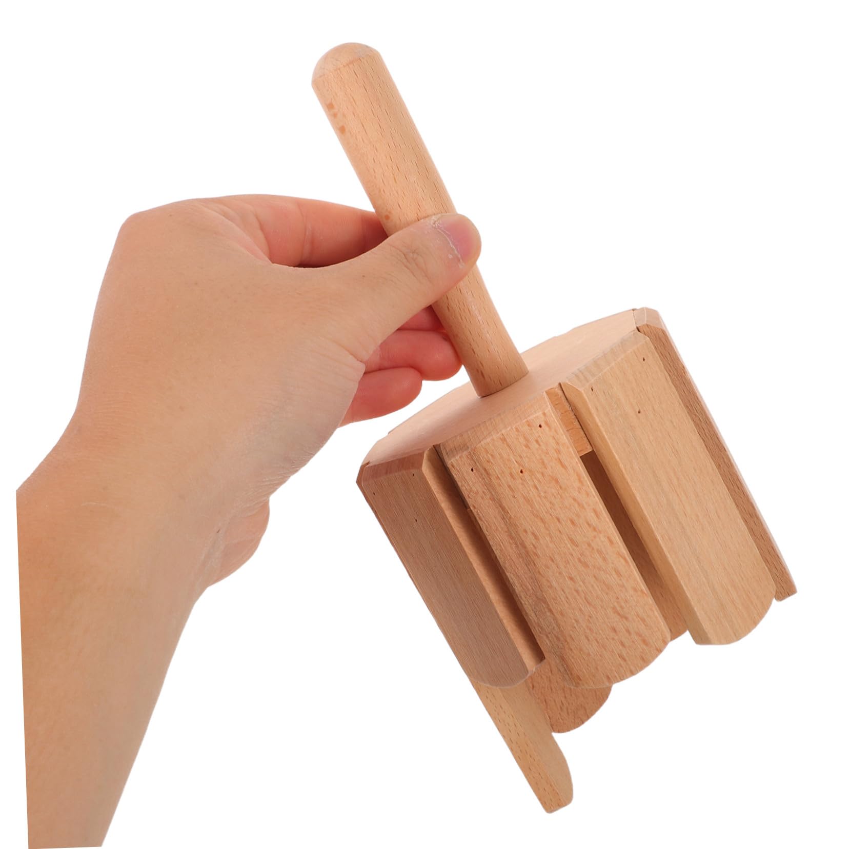 minkissy 2 Piezas Instrumentos de Percusión de Madera para Tonos Juguetes Musicales Orff para Educación Temprana con Instrumento Educativo Seguro y Duradero para Bebés y Preescolares
