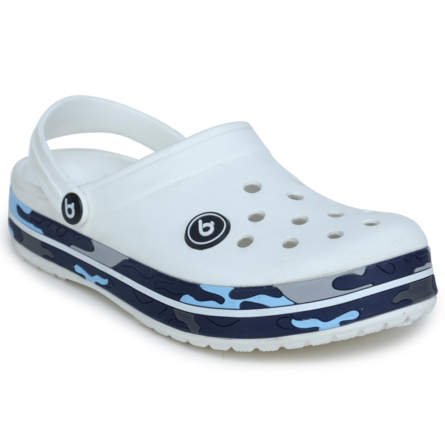 Lite Men's Super Stylish Clogs | Casual Walking Clogs | Sandals with Adjustable Back Strap for Men | Comfortable & Light Weight | Stylish & Anti-Skid | Waterproof | Gents/Boys KF-414-image-46