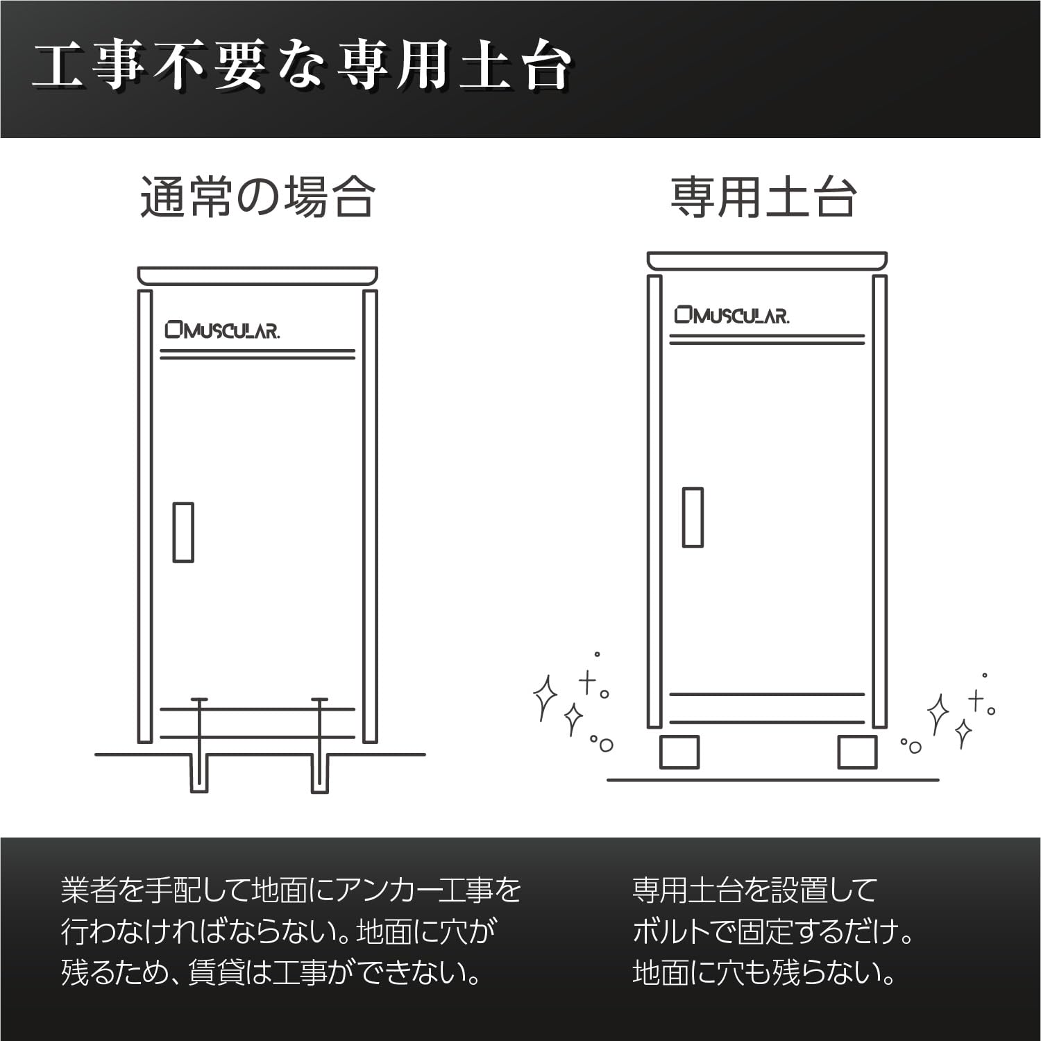 宅配ボックスと専用ベースセット大容量 戸建て用 Amazon.co.jp: 宅配ボックス 専用ベース 重り 宅配BOX 宅配 置き配