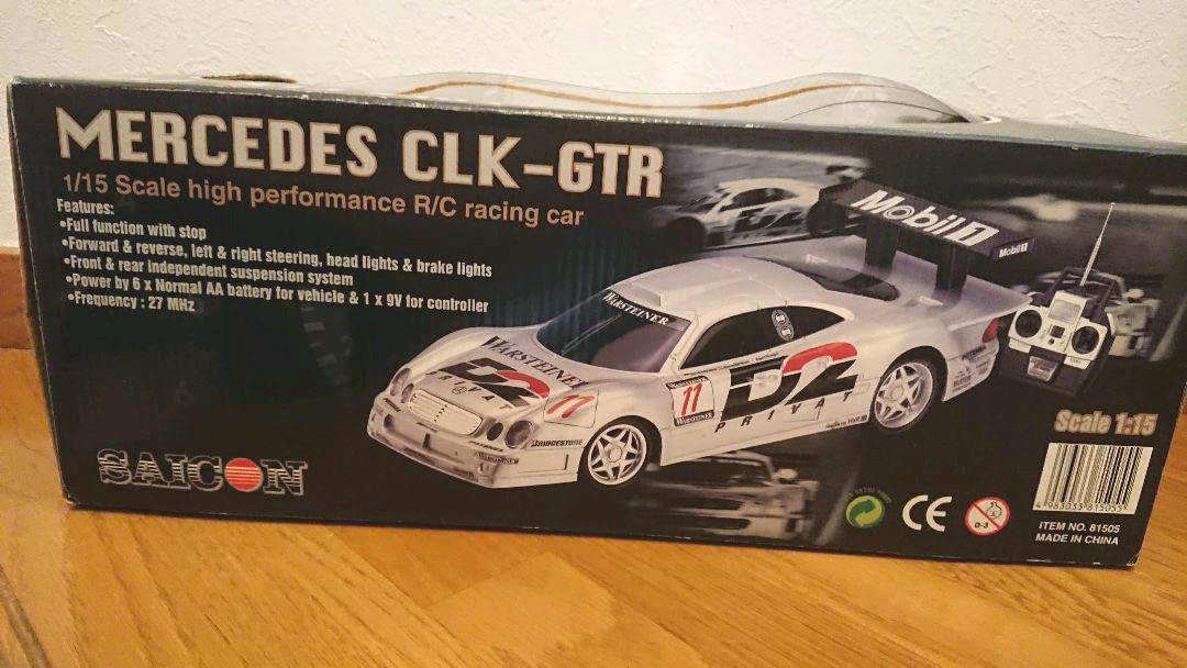mercedes clk-gtr 1/15 Scale ラジコンカー