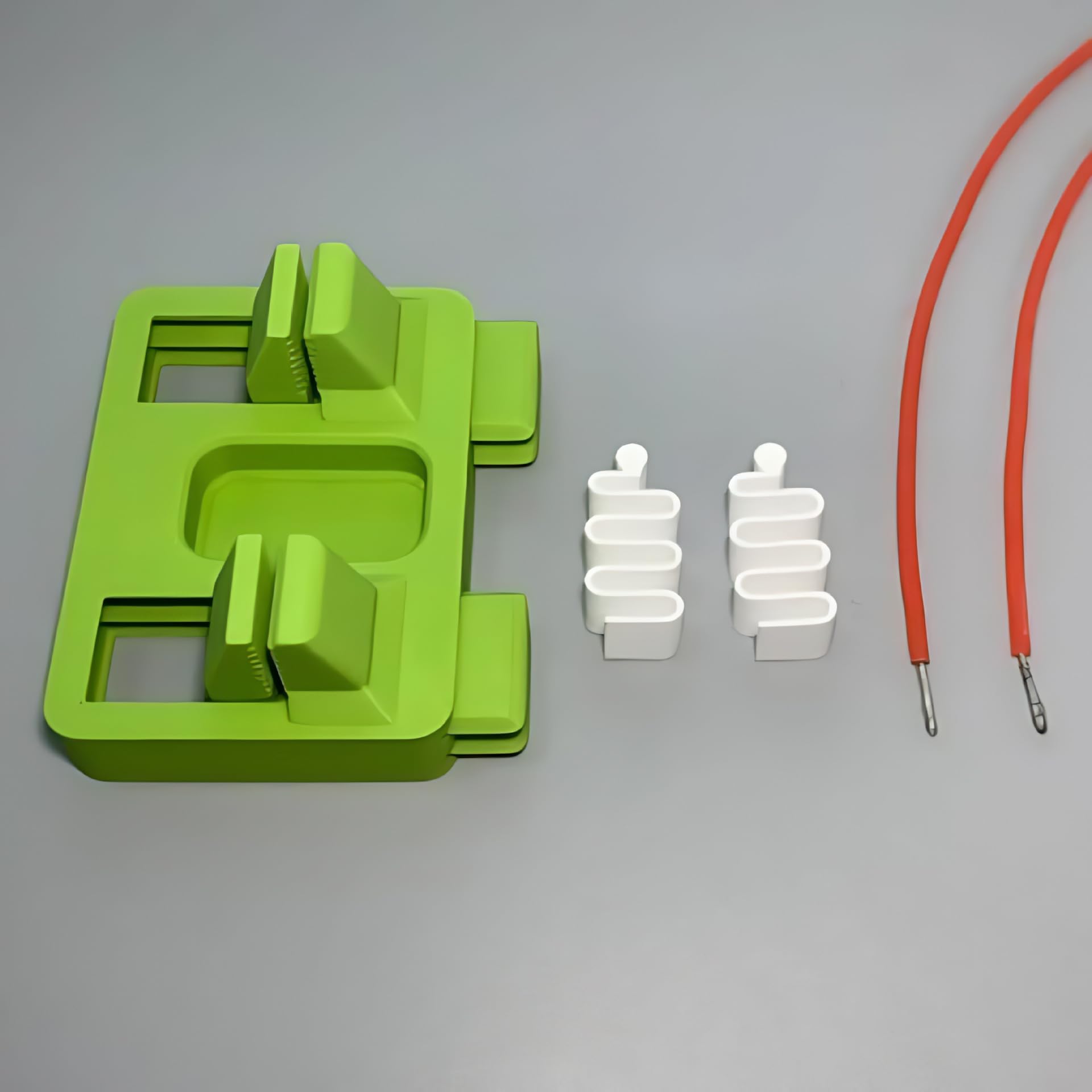 ABS Electric Wire Welding Fixture High Temperature Resistance 3D Soldering Wire Holder Strong Magnetic Soldering Station (Green)