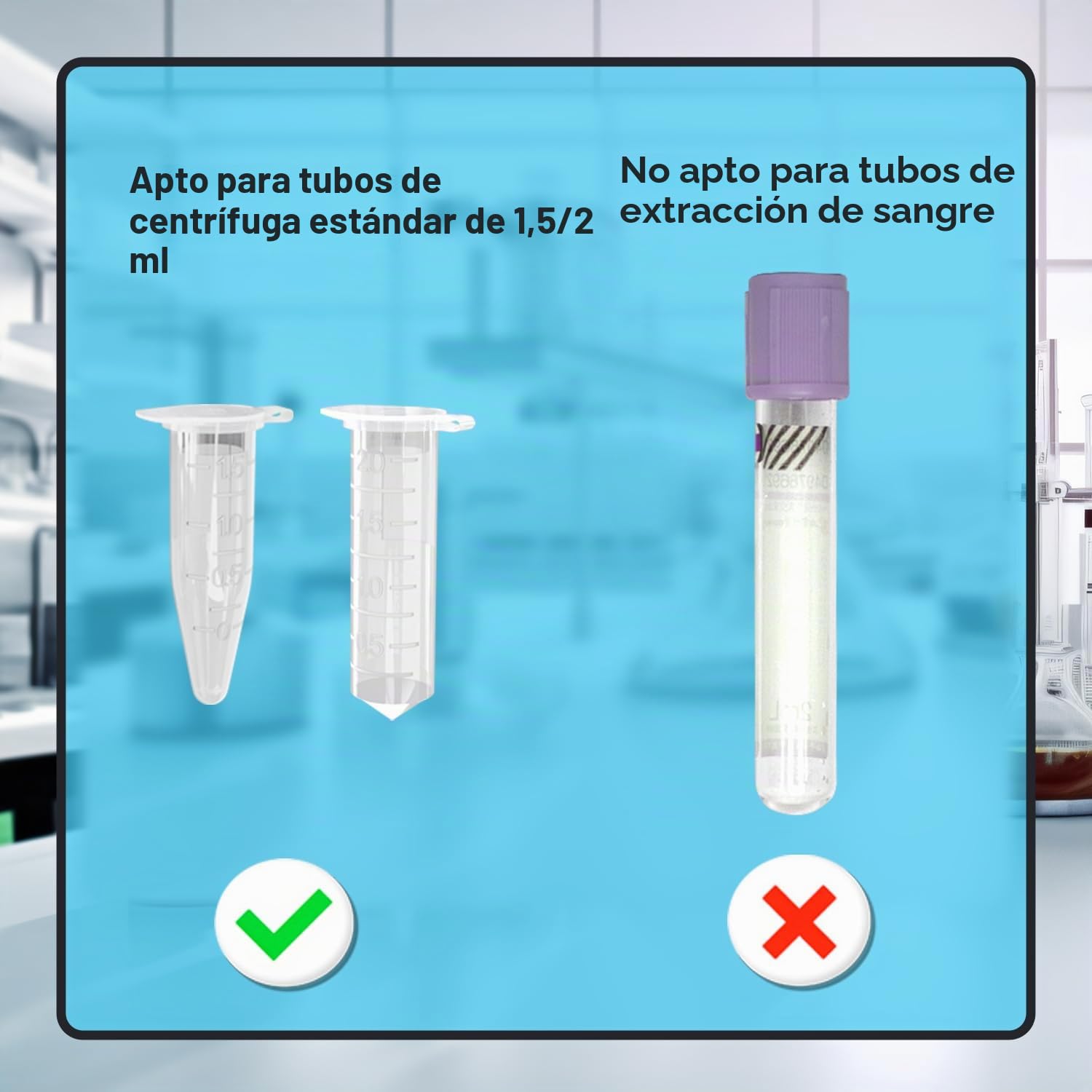 ONiLAB Centrífuga Microcentrífuga de Palma 7000RPM 2 Rotores para 8 x 0.2/0.5/1.5/2.0 ml y 32 PCR Tiras