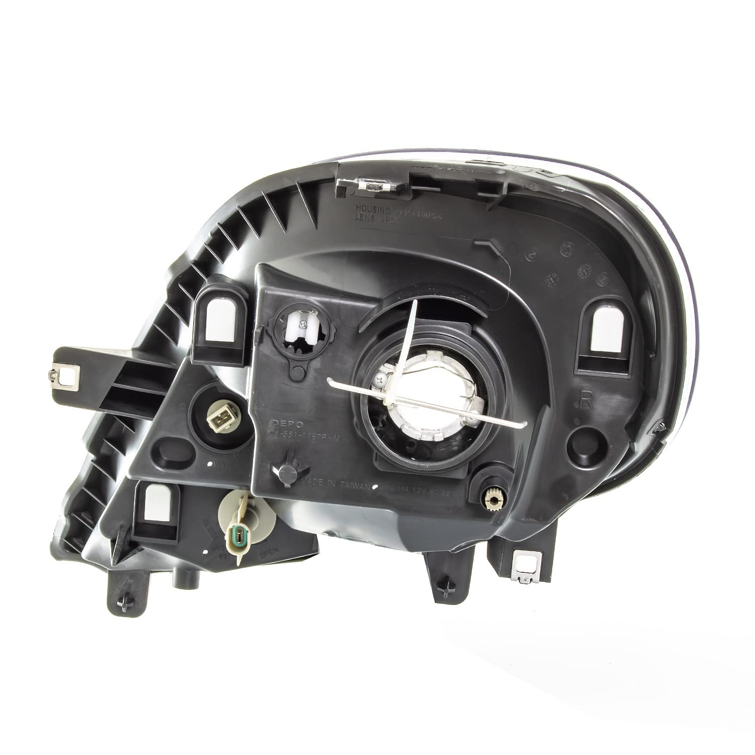 Faro principal delantero derecho halógeno H4 con bombilla sin motor eléctrico para modelo Primastar Kasten X83 Vivaro F7 J7 E7 JL FL EL
