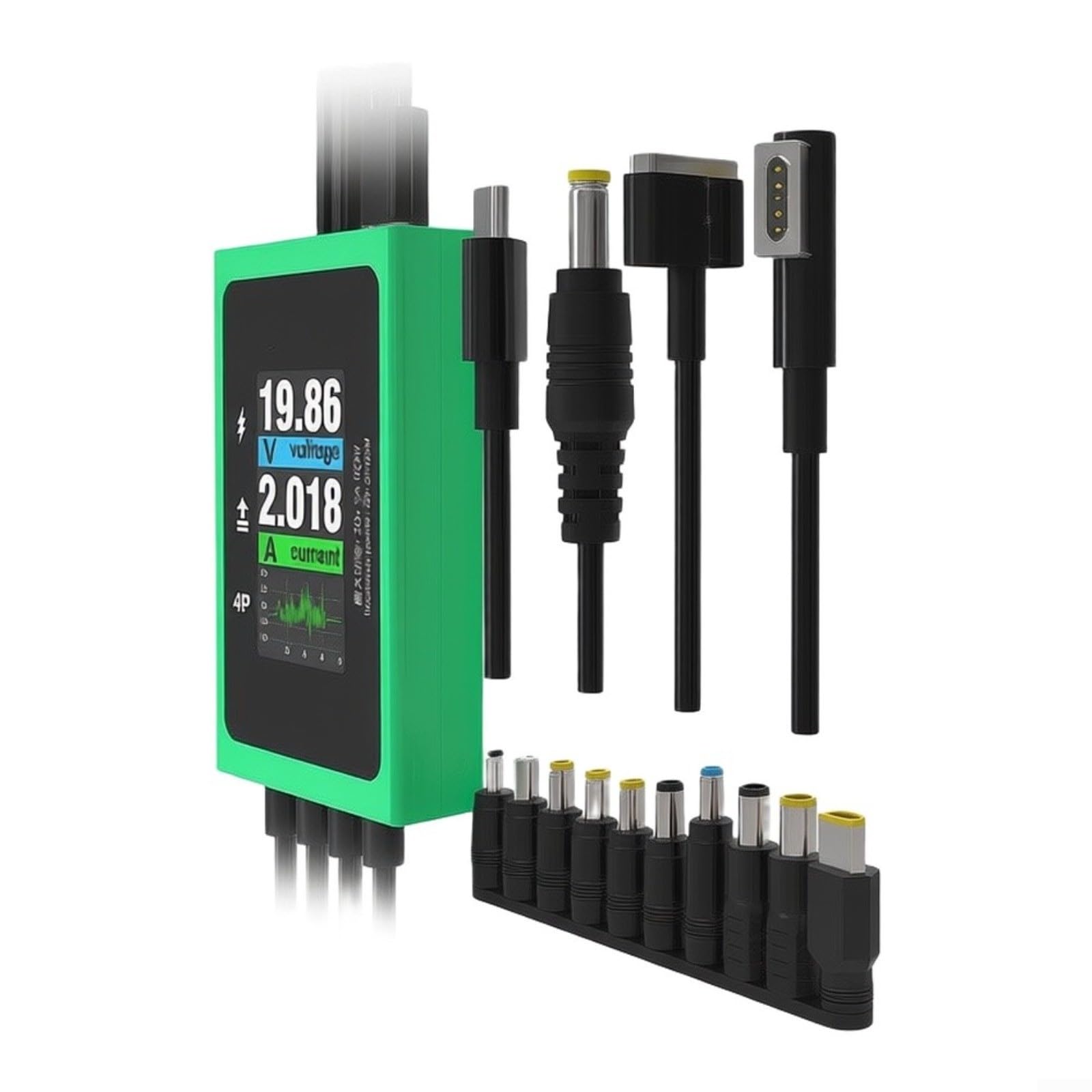 PW08 - Cavo tester di alimentazione per computer portatile con display