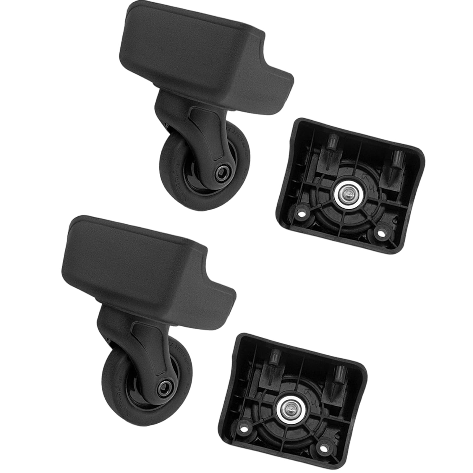 Sostituzione bagagli servizio 4, rotelle per valigie con rotazione a 360° per accessori riparazione per borse da viaggio Kit riparazione per rotelle per bagagliaio