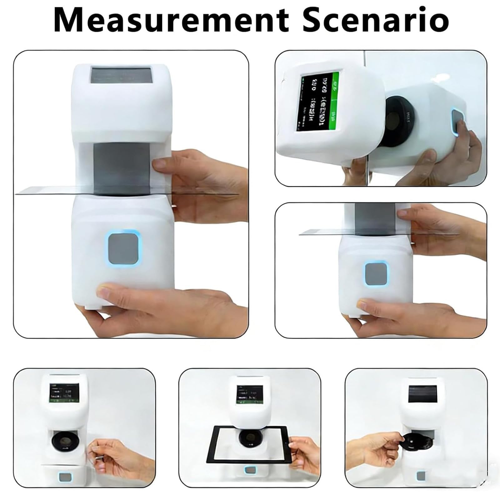 Medidor de transmisión de neblina y luz, doble trayectoria óptica, función de autocomprobación para vidrio, plástico, prueba de transmisión de película, herramienta de medición precisa