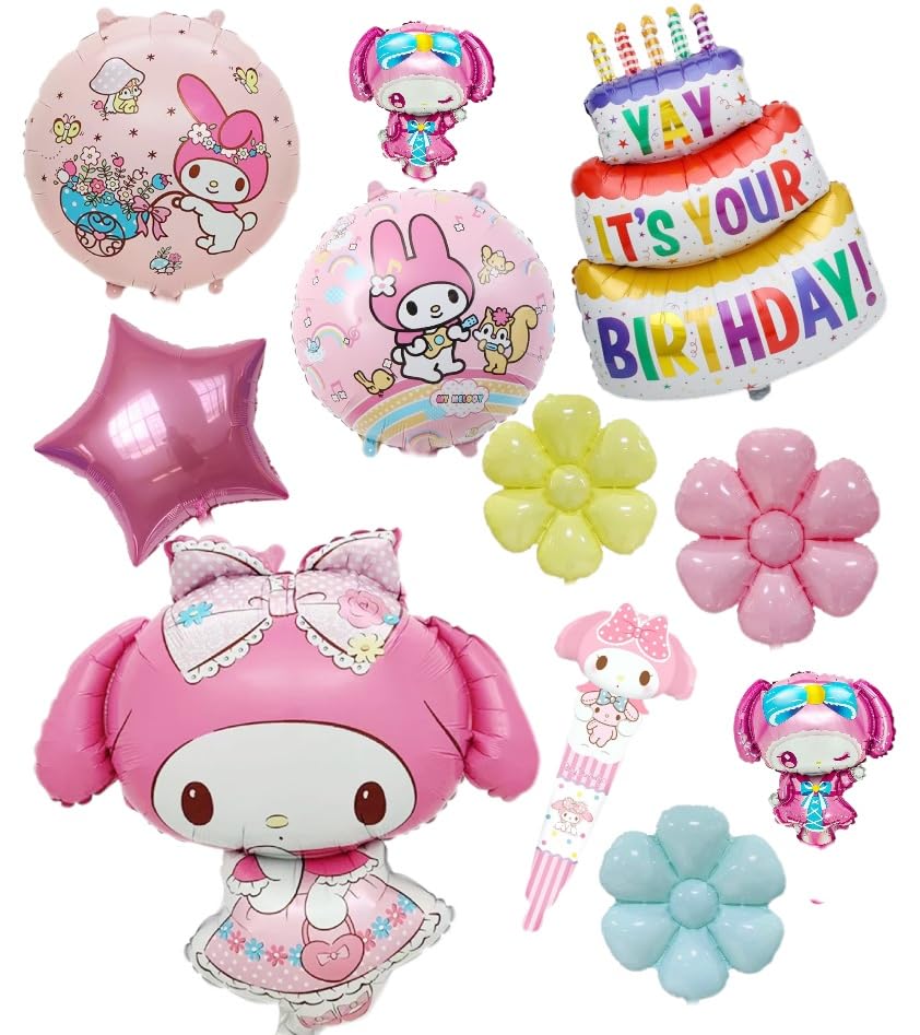 Amazon | Wpunwen可愛い キャラクターアニメ 風船 誕生日 飾り付け