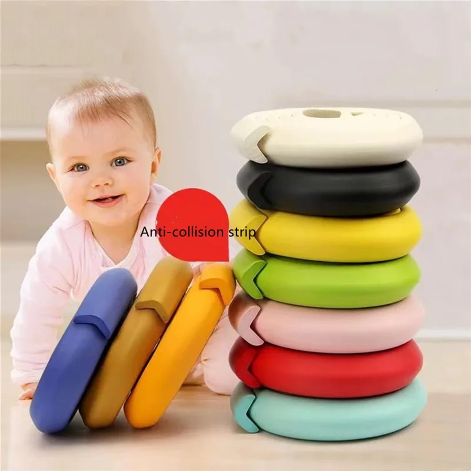 Protectores de Esquinas para mesas, Seguridad Infantil, 2 Metros, Funda Protectora de Muebles súper Gruesa, Cinta Protectora, Parachoques de Espuma.