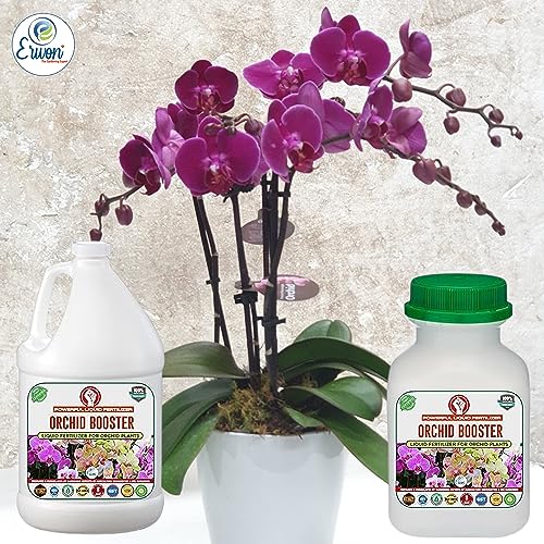 Image of Erwon Orchid Booster, Premium Essential Powerful Liquid Fertilizer for the Best Growth of Orchid Plants with Flowering Nutrients and Charged Micro-organism (250 ml)