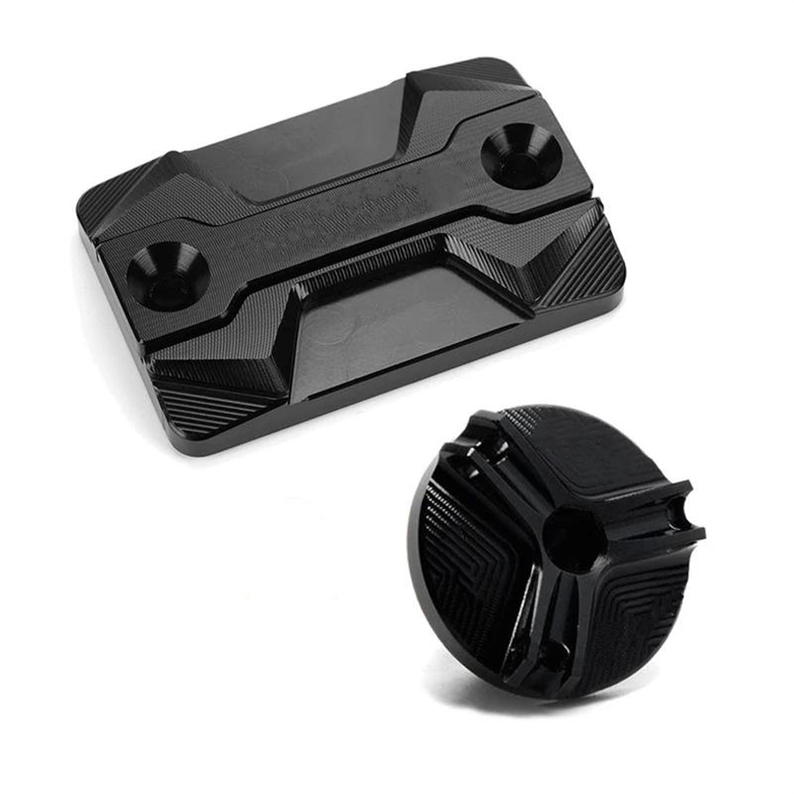 Tapón De Llenado Aceite Motor Motocicleta, Accesorios Para MSX125 Grom 2013-2021, Cubierta Depósito Líquido Frenos Delanteros moto | Black-2 pcs Combo