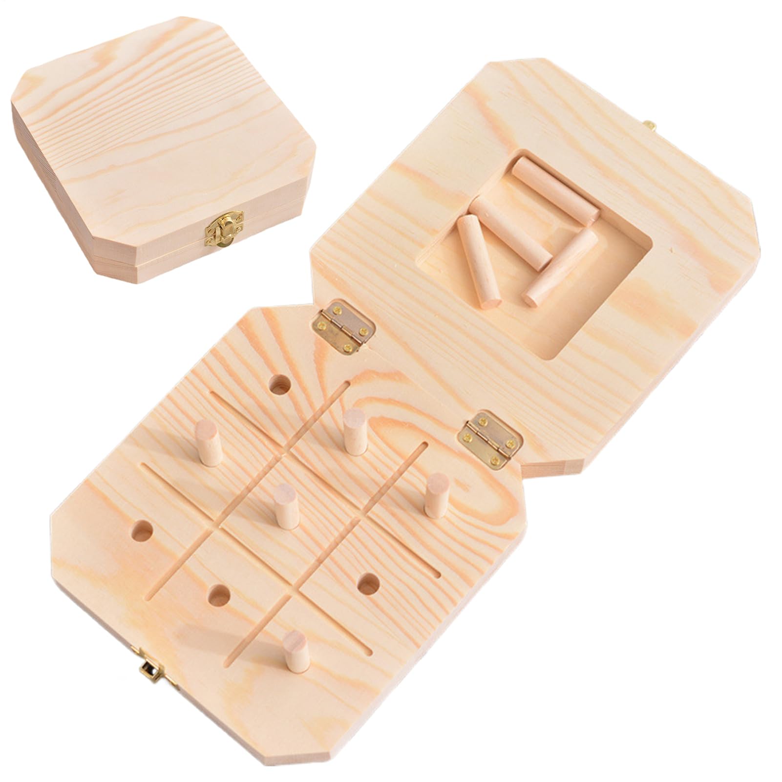 Peg Board Toy 9-Hole Educational Game