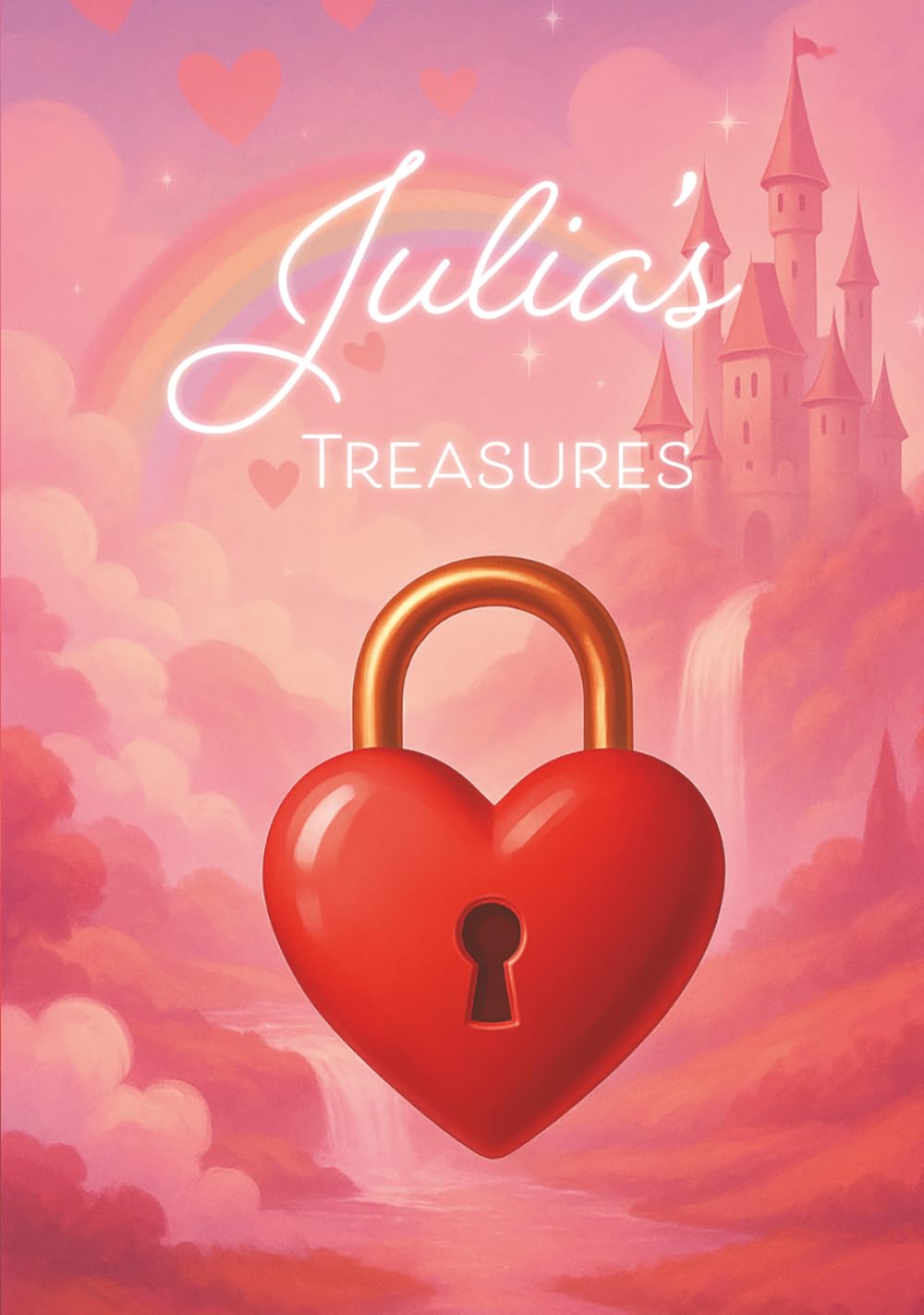 Julia’s Treasures Journal: A Personalized Notebook for Julia, with Cursive Writing Practice and Space for Imagination