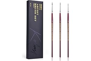 Kolinsky Sable Miniature Paint Brushes, Raphael 8404 Size 0