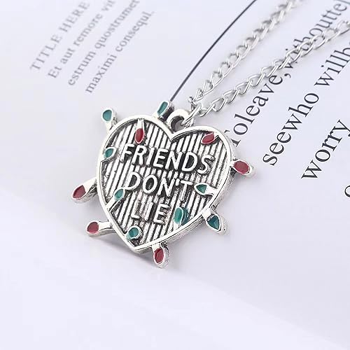 Miniatura 2 de KEGUMINGX Strange Necklace Things Necklace Charms Necklace Jewelry Halloween Cosplay Merchandise for Teen Girls Boys Christmas Birthday Gift