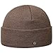 Produktbild LIERYS Merino Feinstrick Dockermütze Damen/Herren - Strickmütze Merinowolle - Wintermütze Made in Germany - Wollmütze Herbst/Winter - Merinomütze braun One Size