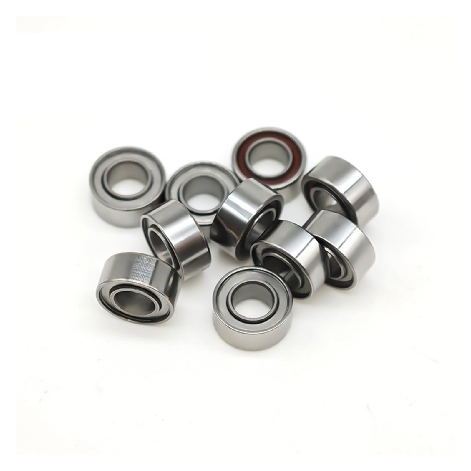 10 Pcs SR144TIZWN8 3.175x6.35x2.78mm ABEC-9 Ceramic Ball Bearing for Dental Handpiece and Root Canal Therapy Equipment