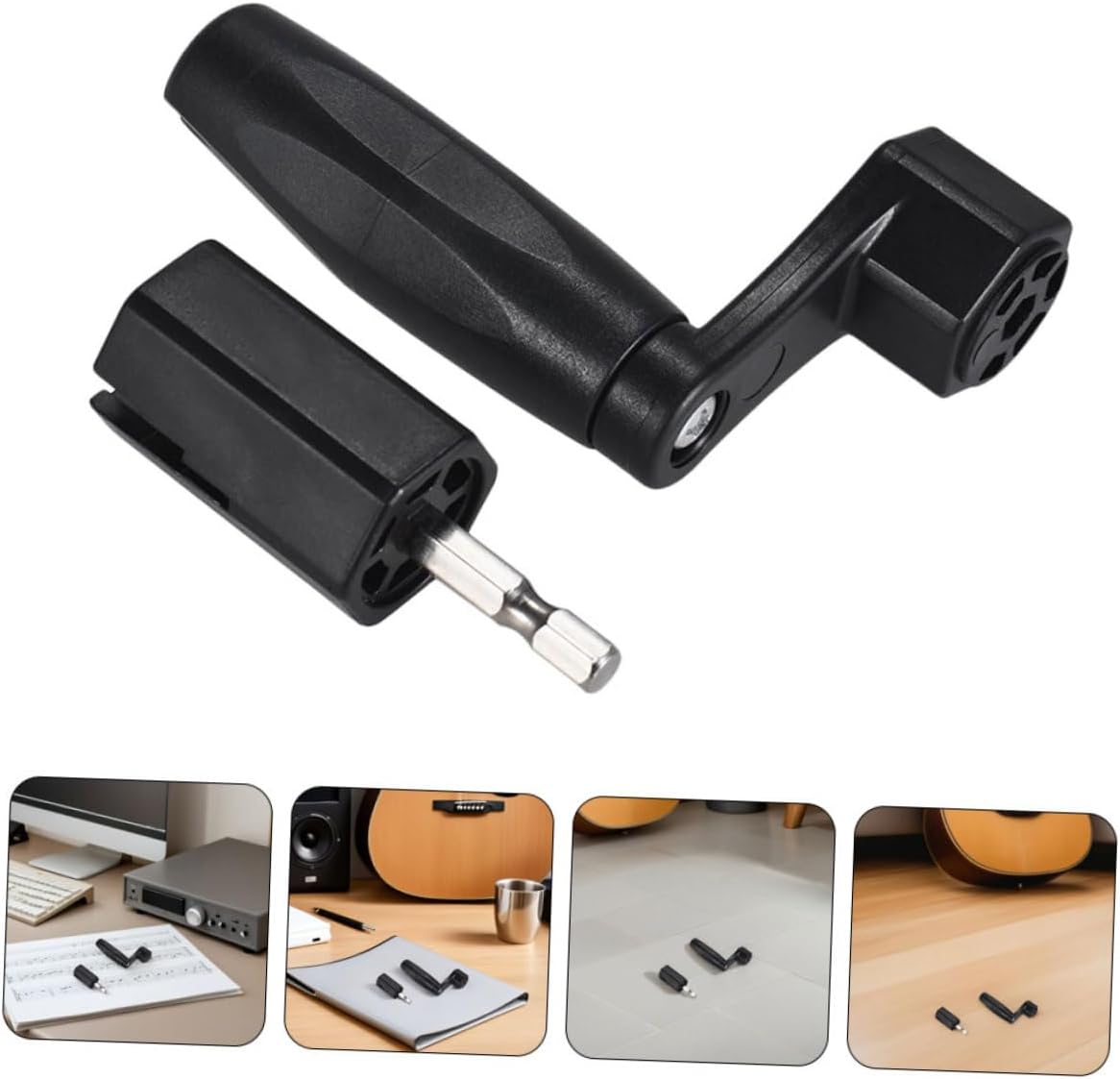 2pcs Electric Guitar String Winder Manual Peg Tool for Guitar Ukulele