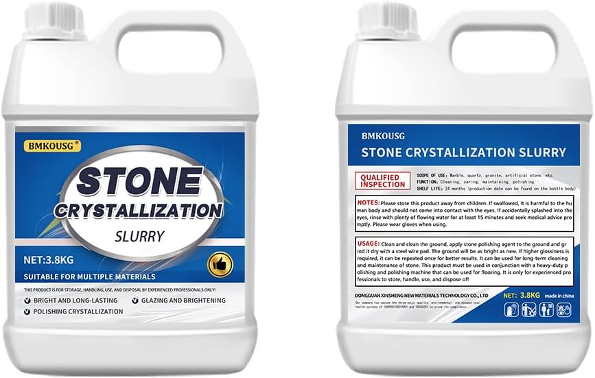 Stone Care Polishing-Mirror Brightening Treatment-Maintenance-Stone Slurry -1 Gallon (1Pce)
