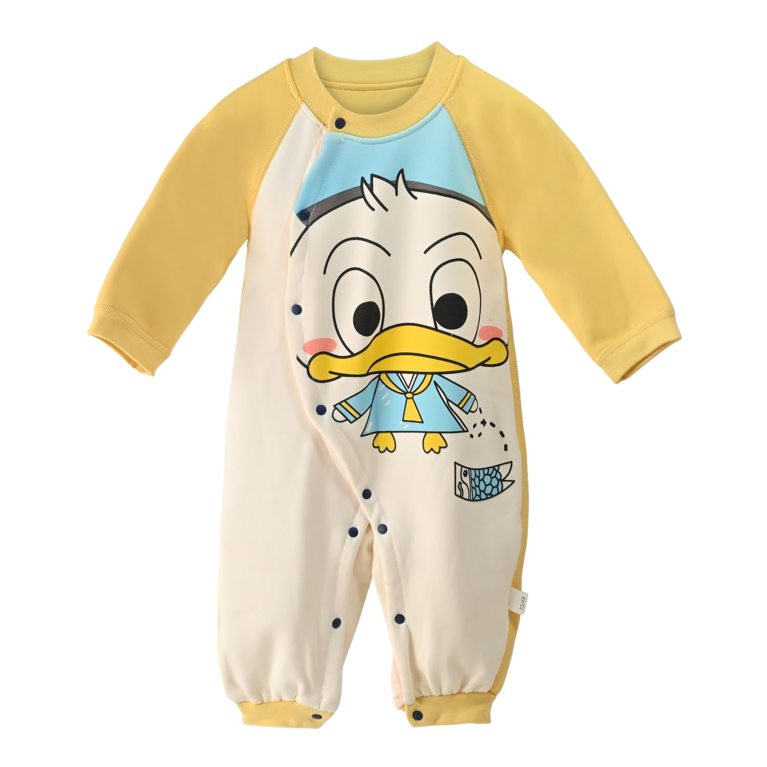 Bold N Elegant Kids Cute Fleece Zip-Up Sleep N Play Baby Boy Girl Winter Bodysuit Romper Coveralls