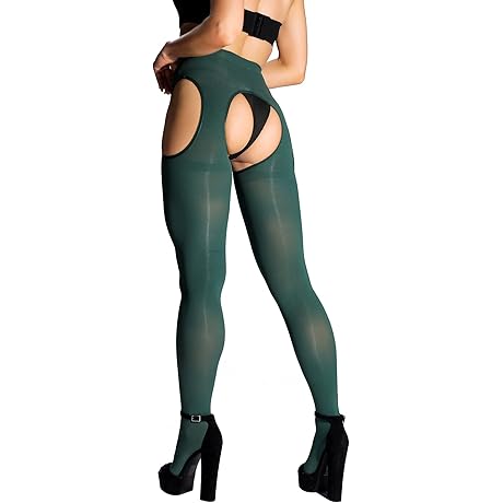 Suspender Tights for Women Crotchless Pantyhose