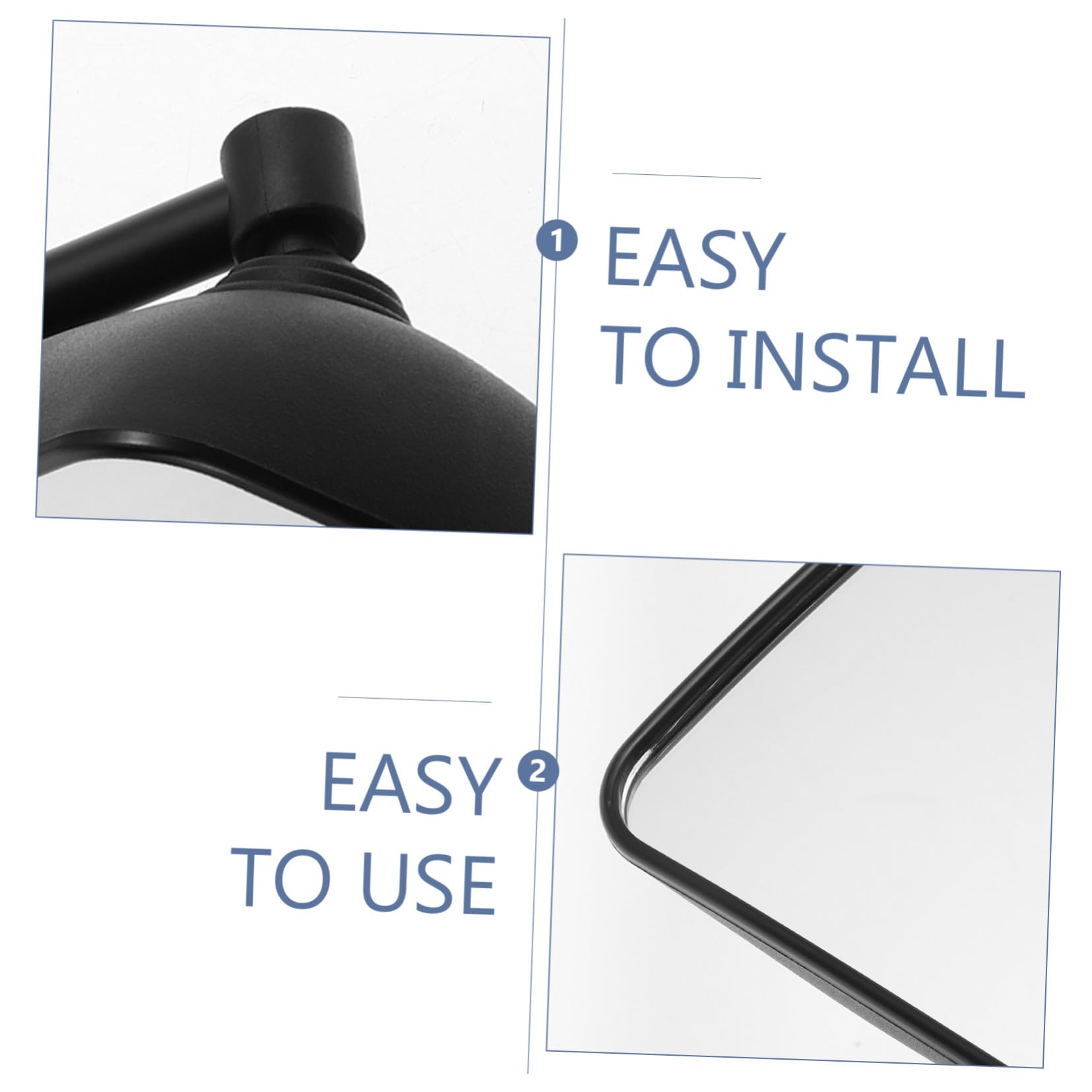 Sosoport Espejo Retrovisor Ensanchado Para Coche Retrovisor Para Camioneta y Caravana De Remolque Extensible Clip Lateral Derecho Para Aumentar La Visión Conducción Nocturna y Maniobras