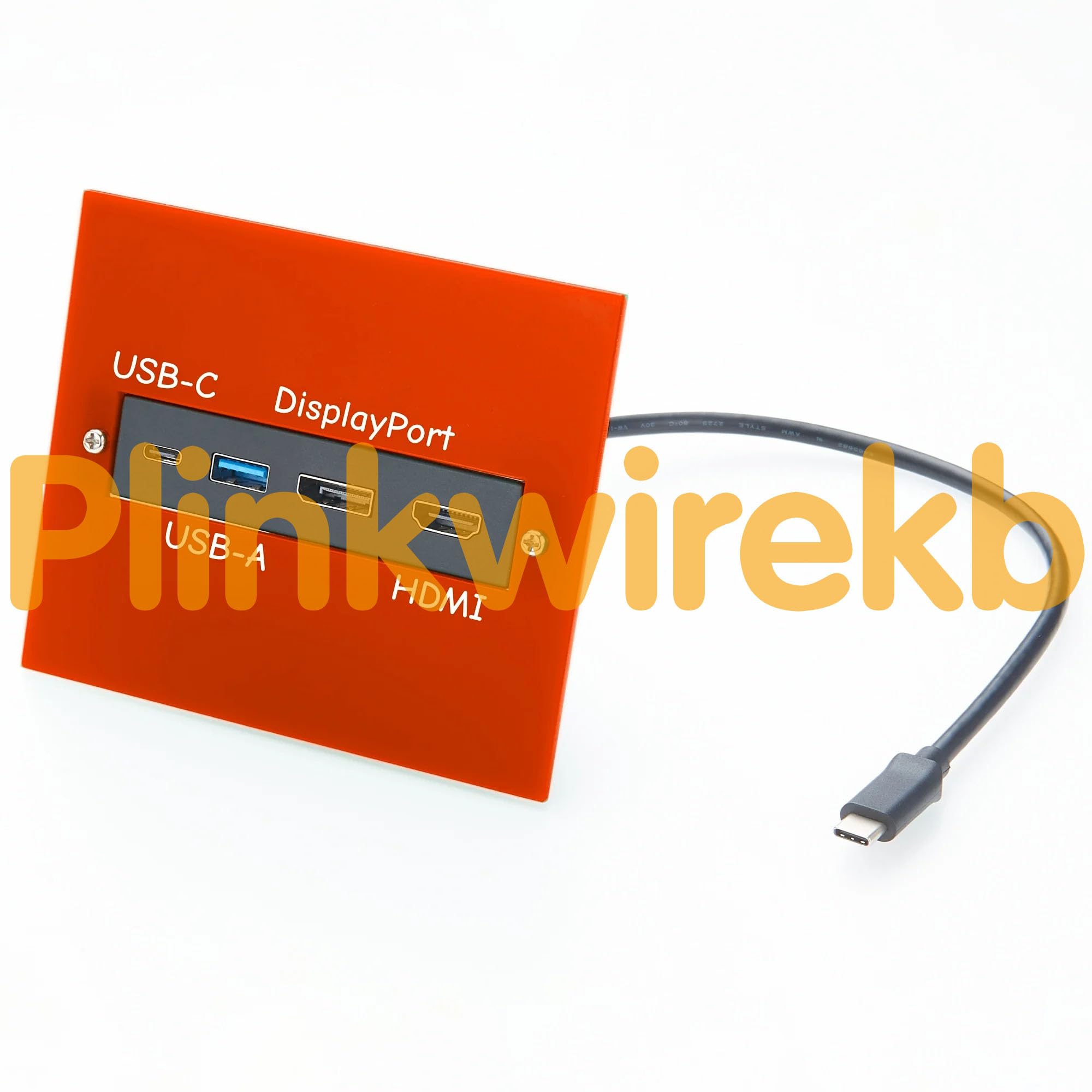 PCM-KW-566 Rallonge de panneau USB-C vers HDMI DisplayPort USB-A USB-C (1,5 m)