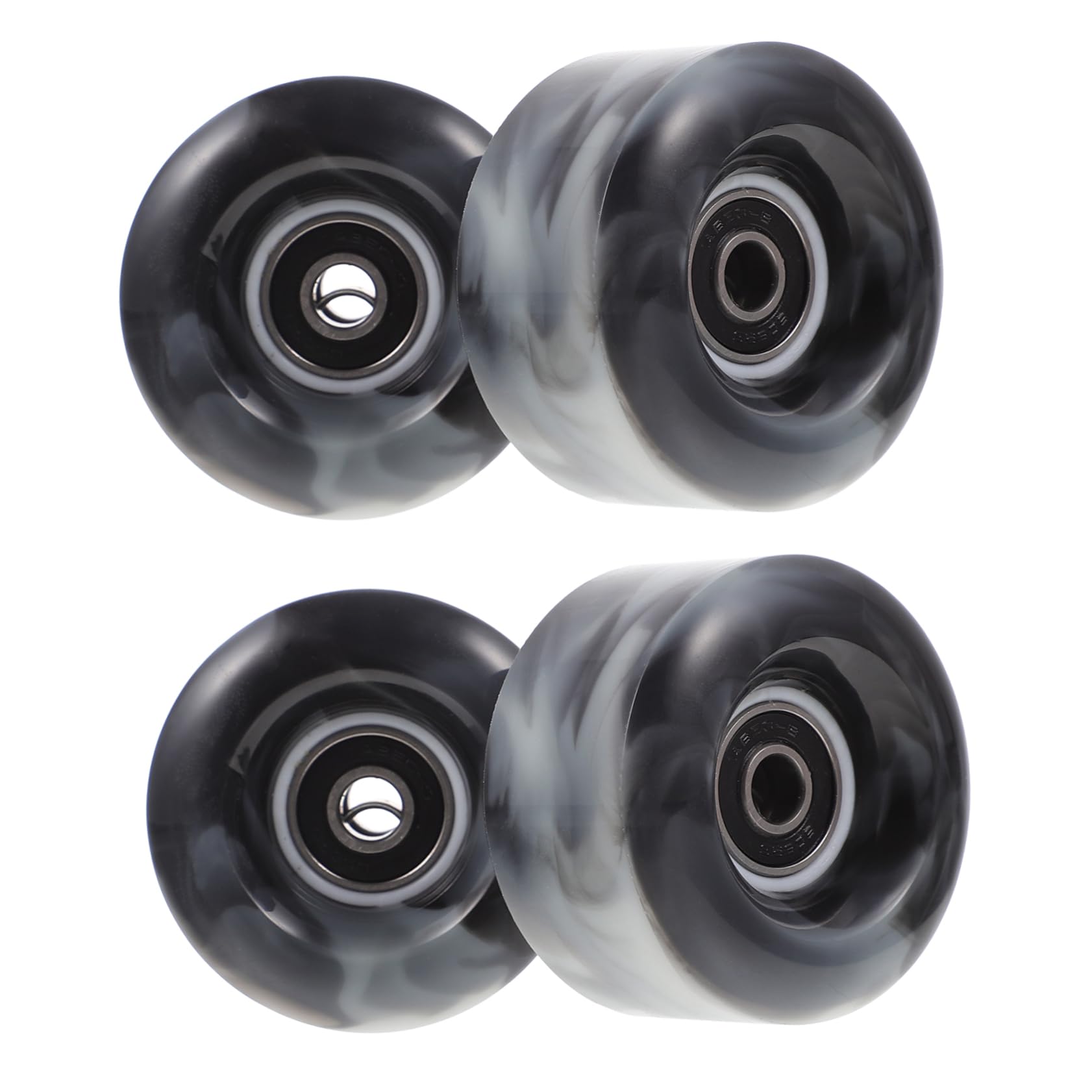HANABASS Roller Skate Wheels Set 4pcs Skating Wheel High Grip for Rough Surfaces Skating