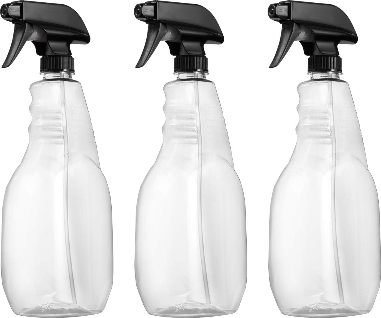 Bar5F Clear Plastic Spray Bottles, Food Grade BPA Free