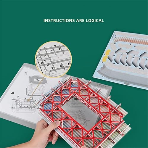 Miniatura 6 de Rompecabezas clásico de estadio de fútbol, rompecabezas 3D para clubes de fútbol, kit de rompecabezas de construcción de modelo de papel 3D, regalo