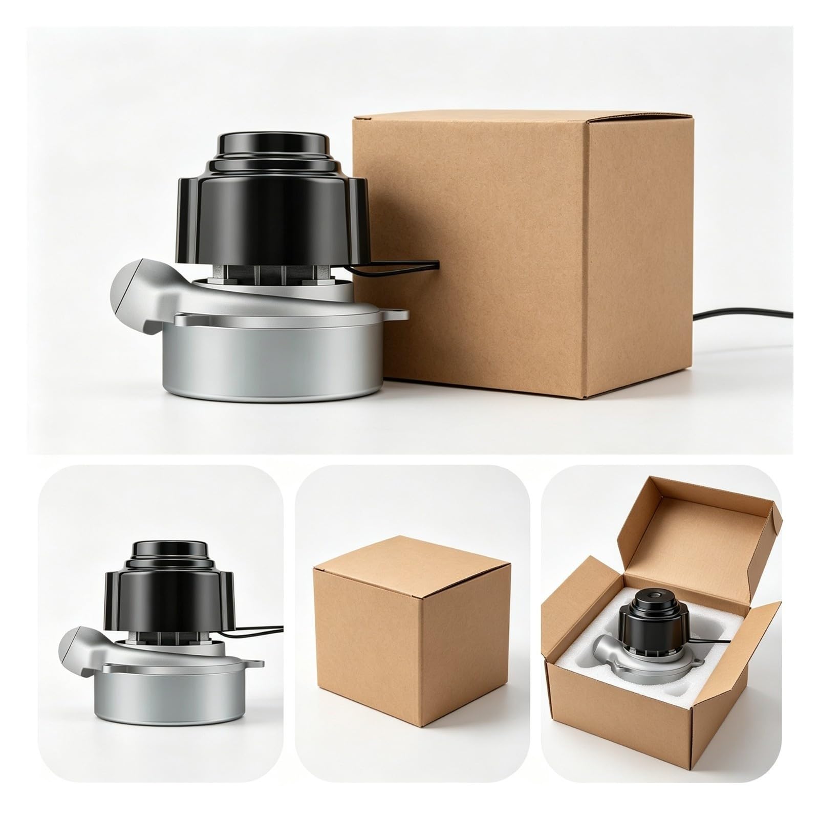 Motor de fregadora abocinado 220V, repuesto for equipos compatibles