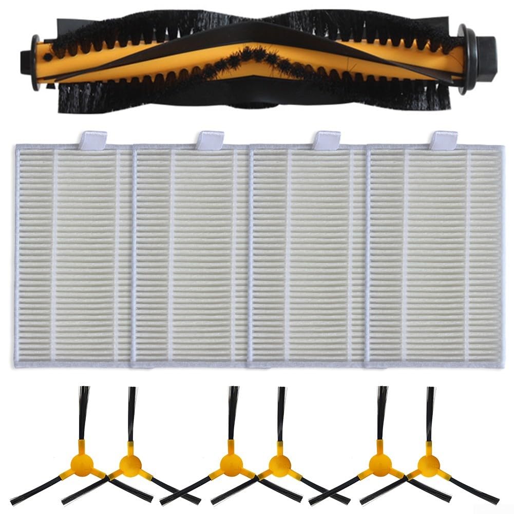 Replacement Parts Kit for bObsweep PetHair For SLAM Robot Vacuum,Includes Filters,Mop Cloths,Side Brushes for Efficient Cleaning