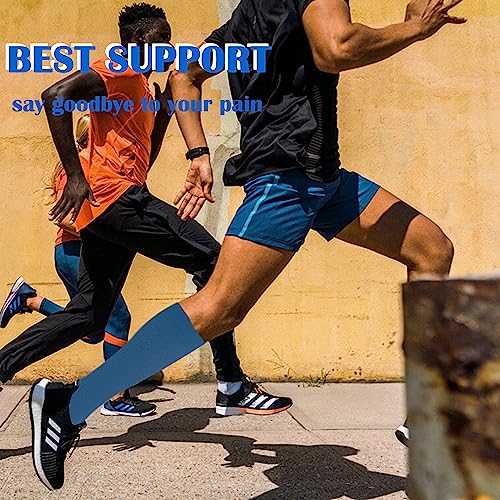 Image of Compression Socks for Women & Men(1 /3 /7 /8 PACK) - Best for Running,Medical,Nurse,Travel,Cycling-20-30mmHg
