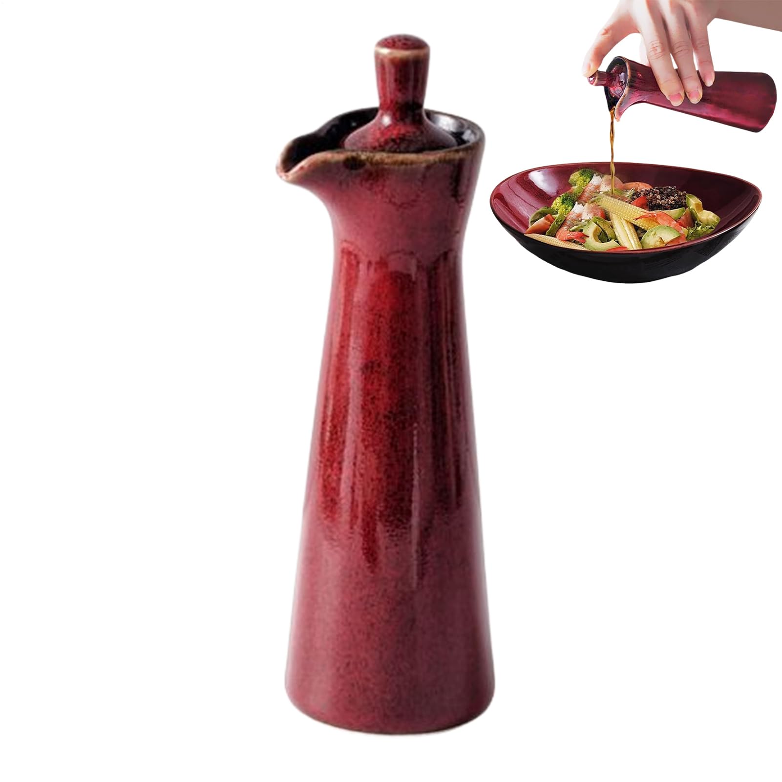 Botella de condimento de cocina y tarro de salsa de soja japonés de 120ml