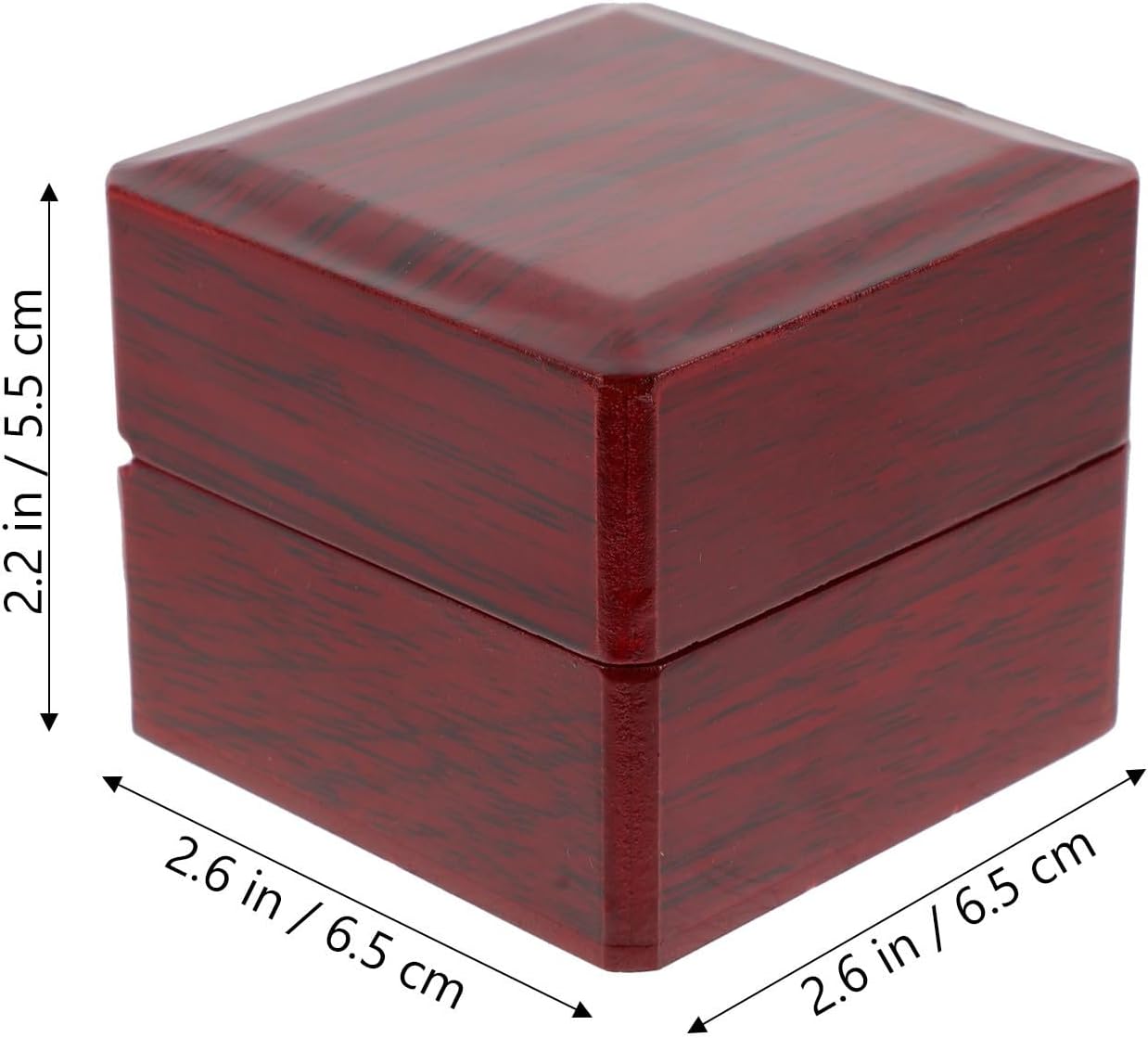 OSALADI Wooden Championship Ring Display Box for Finger Rings and Jewelry image 2