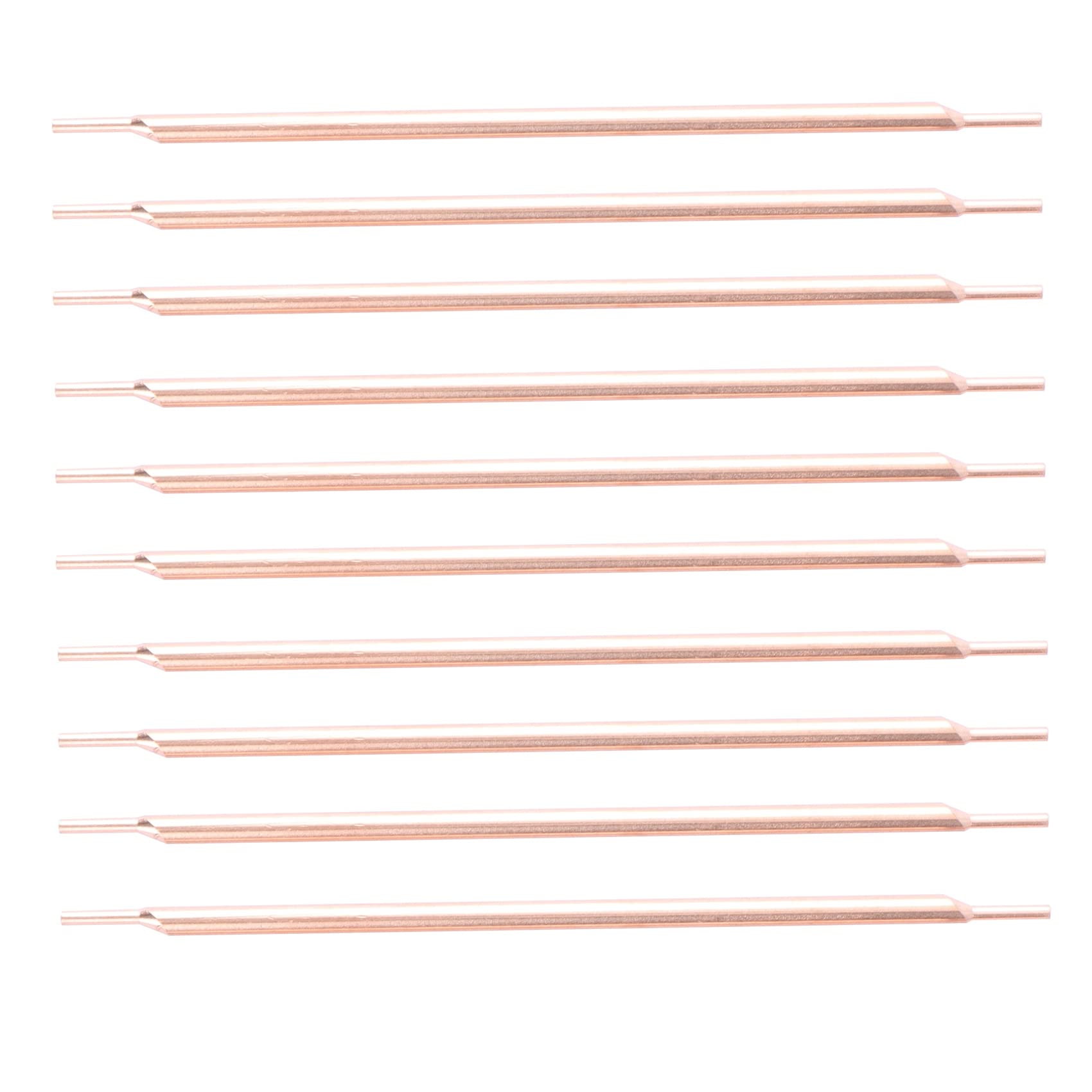 HUTSRAI Spot Welding Pen 3 x 100 mm Aluminium Oxide Copper Electrode Tip, Feet, Needle, Lithium Battery, Welding Device, Accessories, Pack of 10