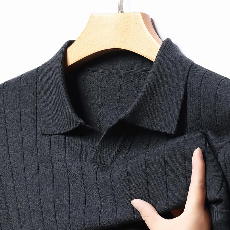 Men's Wool Sweater Long Sleeve Knitted Top Autumn Underwear Autumn Sweater3