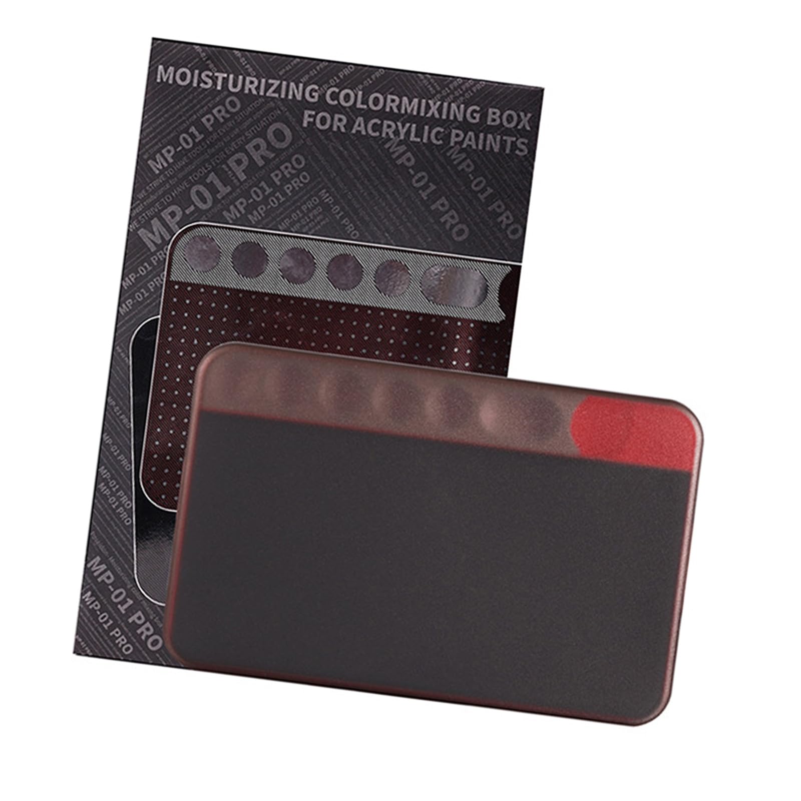 Paint Tray with Moisturizing Feature Ideal for Miniature Painting and Creative Projects Hobbyists Professional Use Large Size Palette Storage Case Preserves Paint Freshness for Smooth Crafting
