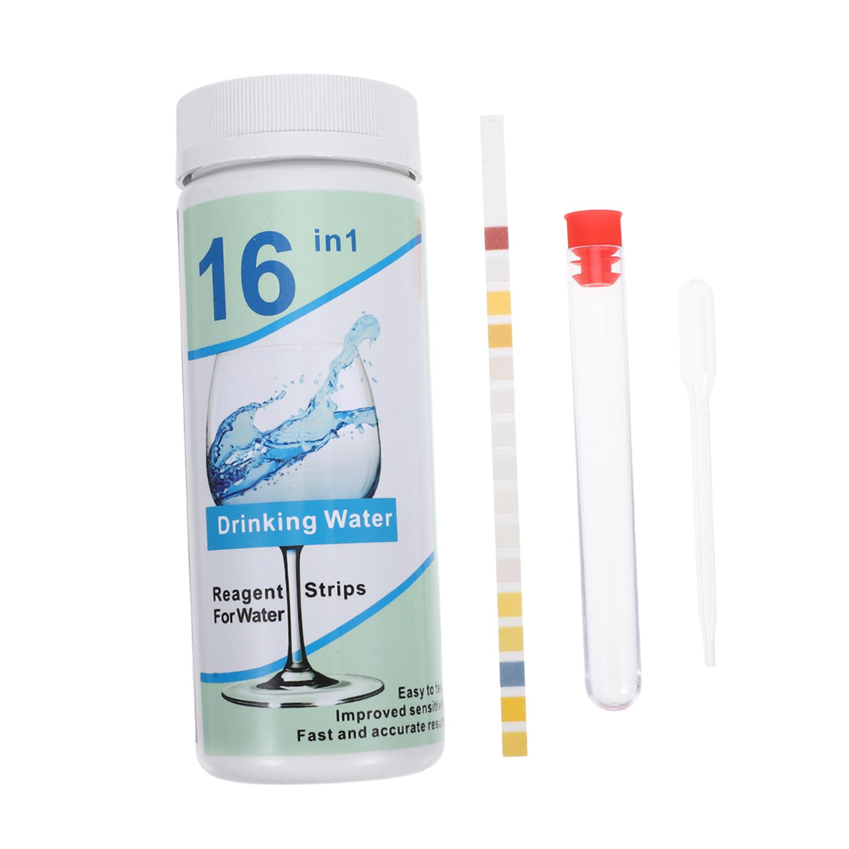 Cabilock 50pcs Water Quality Test Strips for Home Pool Aquarium Ph Testing Strips