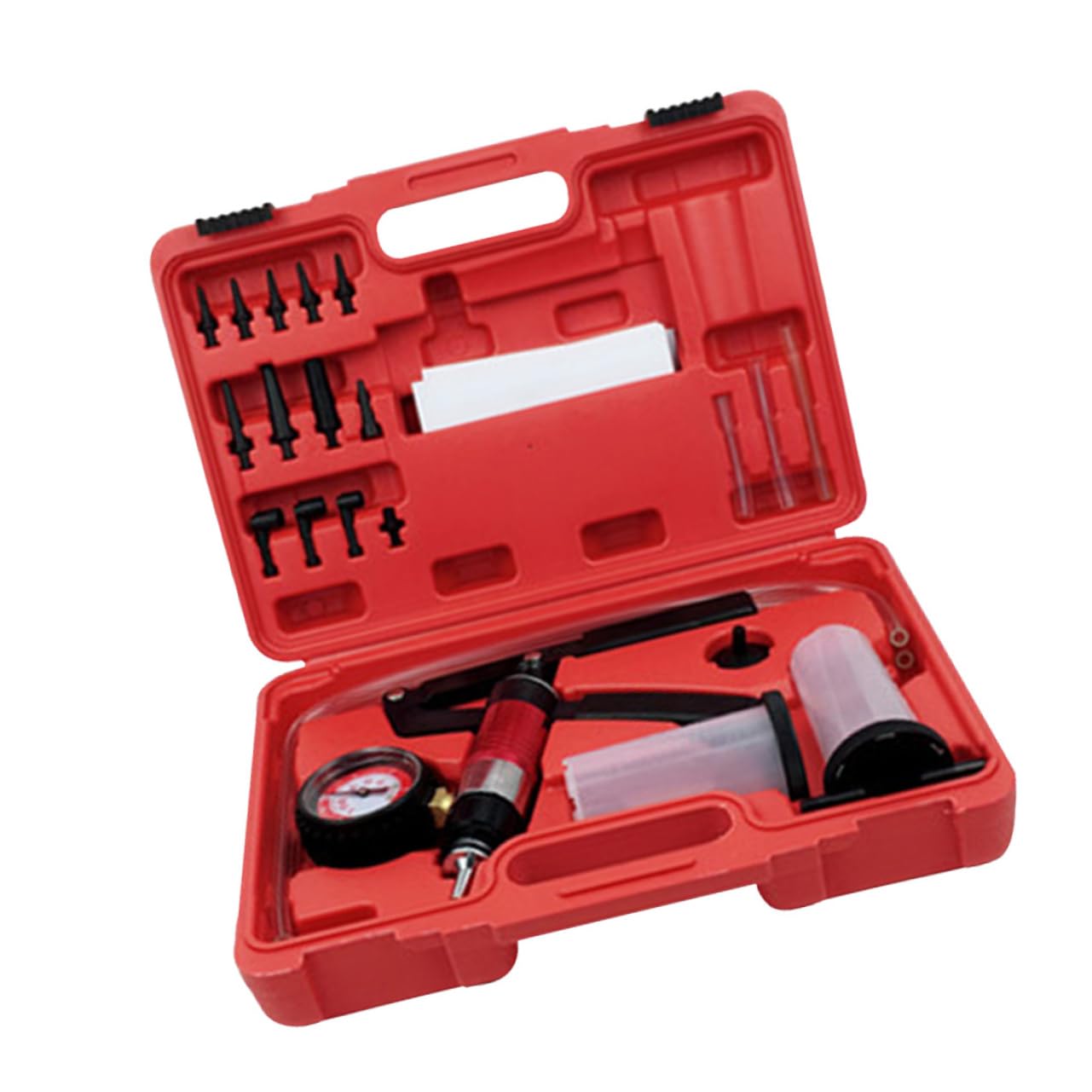 ULTECHNOVO Kit de Bomba de Vacío Manual para Sangrado de Extractor Adaptadores Herramienta Vacío para Vehículos