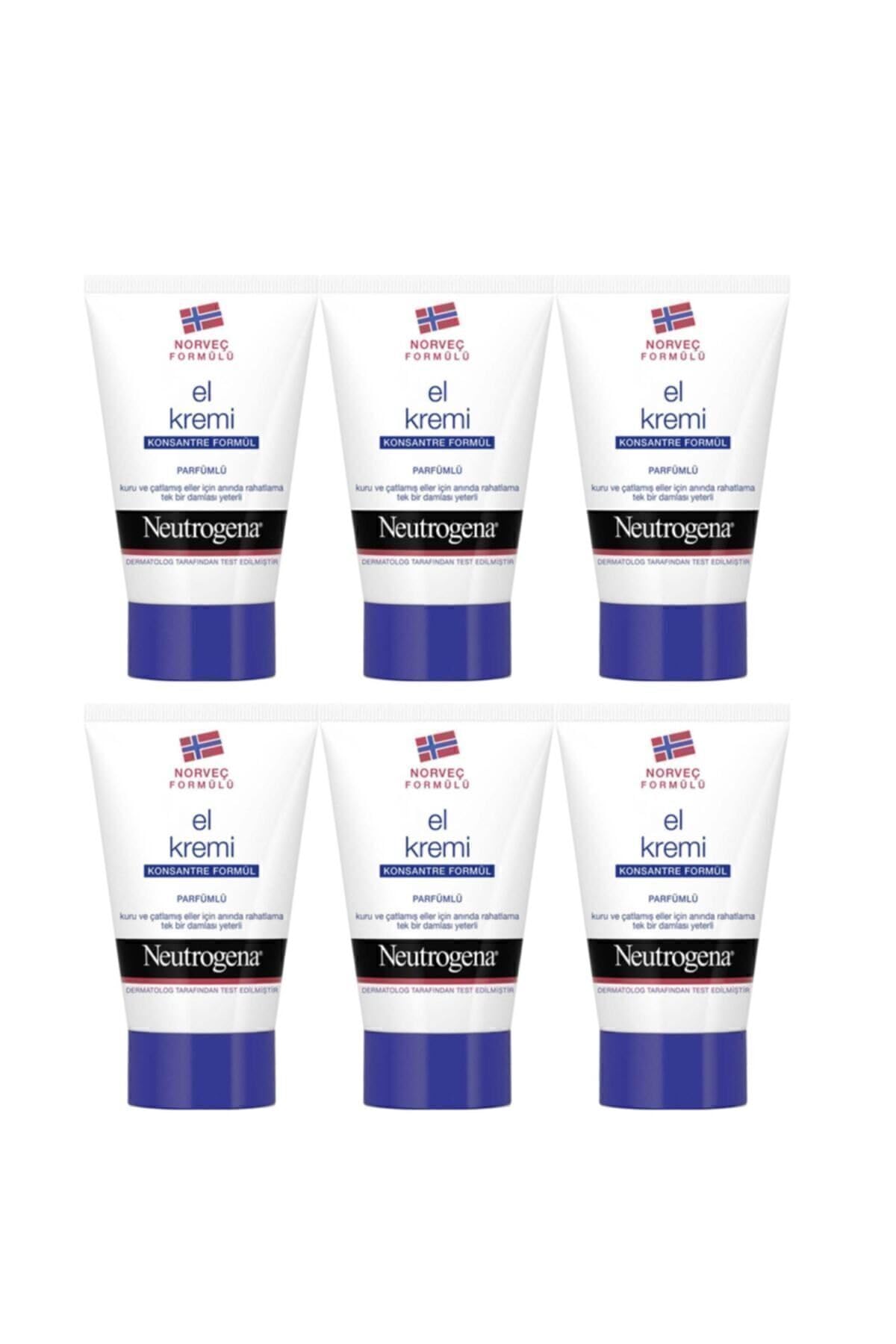 Neutrogena 50 Ml El Kremi Parfümlü X6 Adet