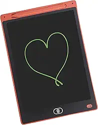Lousa Mágica Infantil LCD Tablet para Desenho 10 Polegadas Educativo Estudo Desenvolvimento Cerebral (Vermelha)