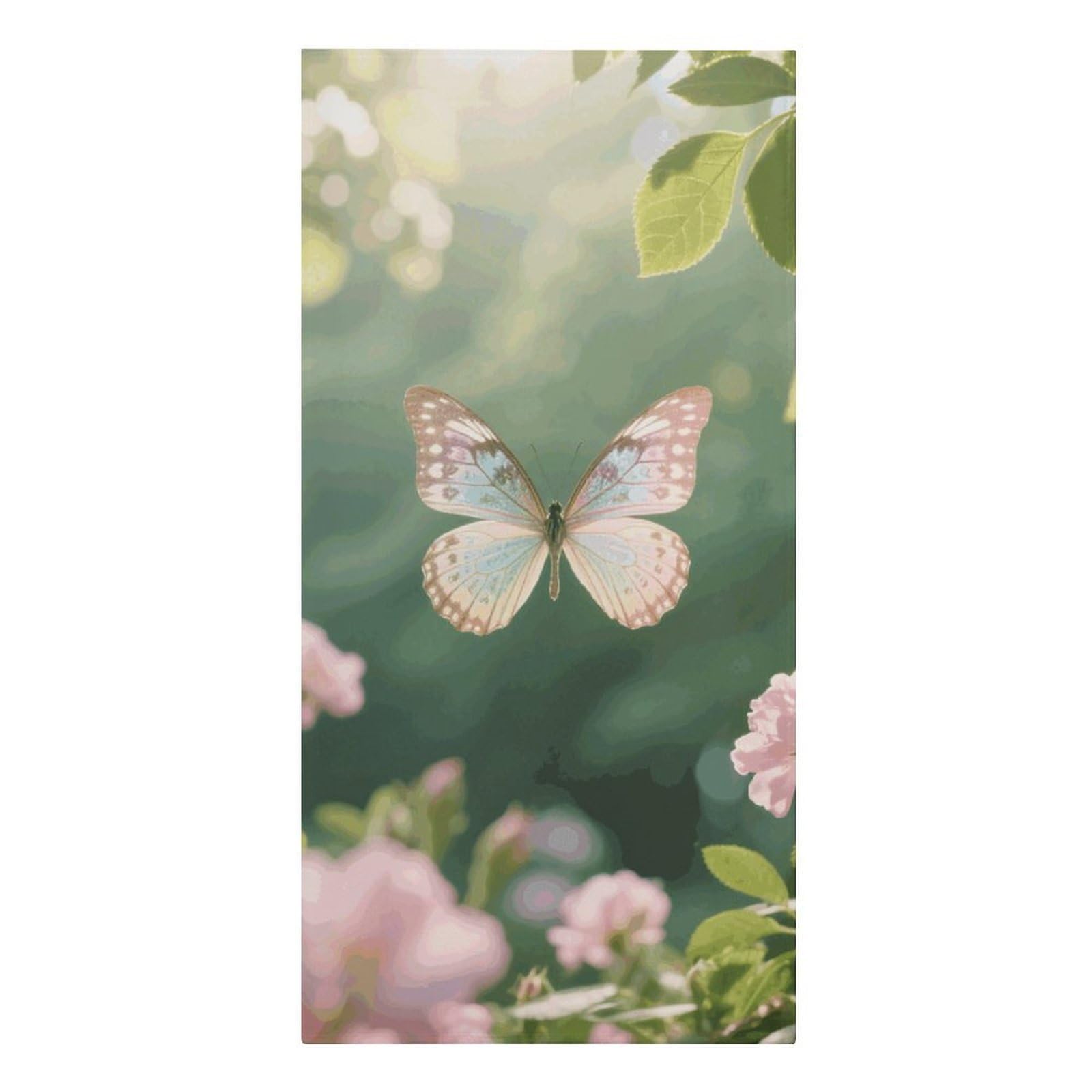 asbwuo Butterflies Dancing Beach Towels Extra Large Quick Dry Absorbent