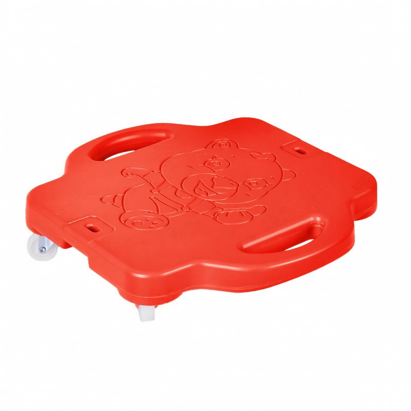 predolo Board con Maniglie e Ruote Universali Basso Profilo Equilibrio in Plastica PE Bordi Arrotondati per Giochi Al Chiuso