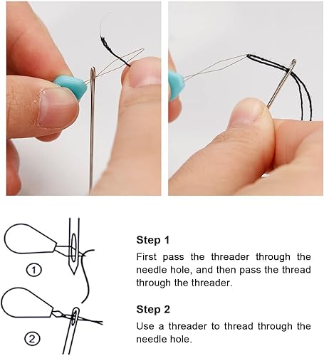 Miniatura 9 de Lusecarl Kit de costura de hilo de aguja, regalos para mujeres, mamá, viajera, adultos, principiantes, emergencias, suministros de costura