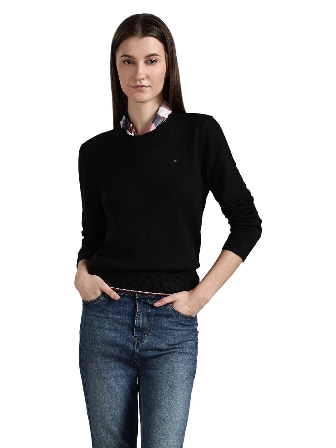 tommy hilfiger Regular fit Acrylic Crew Neck Sweater-picture-47