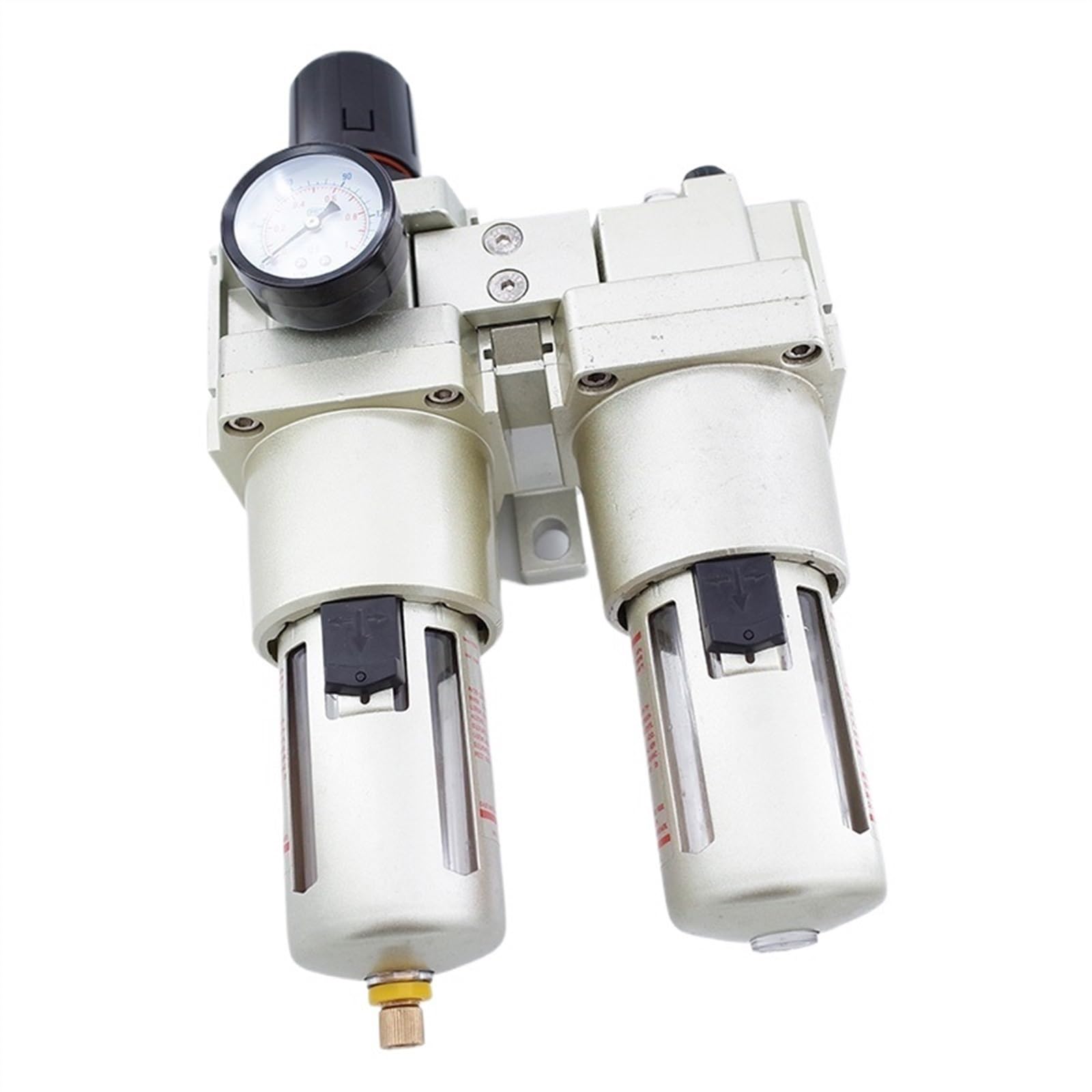 Filtro de aire regulador y lubricador AC5010-06/10 3/4 1 pulgada Drenaje automático manual Neumático(AC5010-06)